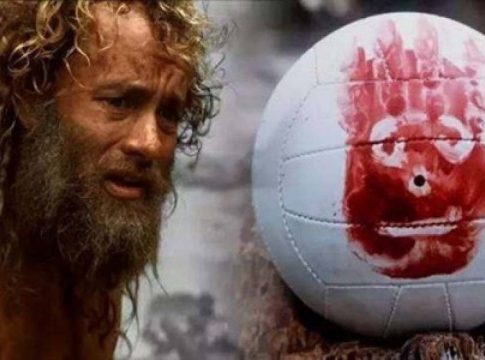 Wilson, a famosa bola de vôlei do filme "Náufrago", de 2000 e estrelado por Tom Hanks foi leiloada por R$ 386 mil. Foto: Divulgação