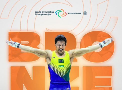 Arthur Nory faturou o bronze em Liverpool. Foto: Divulgação