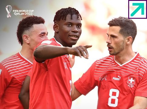 Suíça vence Camarões com gol especial em 1º jogo do grupo do Brasil na Copa. Foto: Divulgação