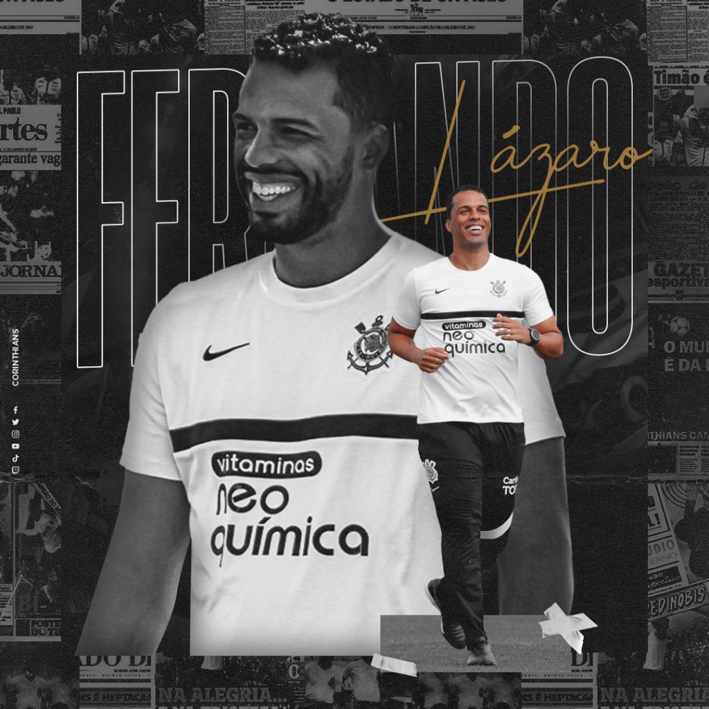  O Corinthians anunciou neste domingo (20) Fernando Lázaro como seu novo treinador. Foto: Divulgação