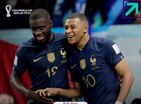 Mbappé deixou o dele na goleada francesa. Foto: Divulgação