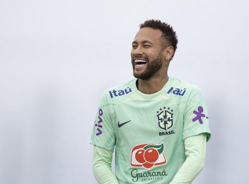 Neymar ainda não começou a treinar com a seleção. Foto: Lucas Figueiredo/CBF