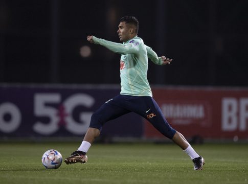 Casemiro é um dos astros da Premier League convocados por Tite para a Copa. Foto:  Lucas Figueiredo/CBF
