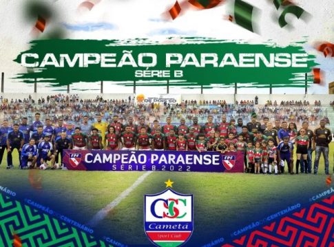 Cametá confirmou o favoritismo e levou o título inédito 
FOTO: INSTAGRAM REPRODUÇÃO