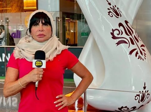 Gretchen vira "correspondente" no Catar