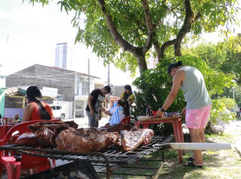 Moradores de Belém se reúnem para assistir os jogos da Copa