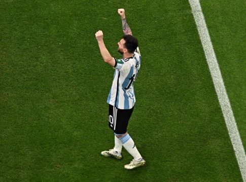 Messi estava afiado contra o México e abriu caminho para o trunfo argentino. Foto: Fifa/Divulgação