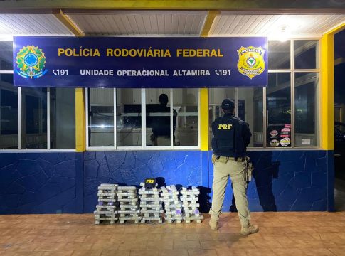 PRF apreende 50 quilos de maconha a caminho de Marabá