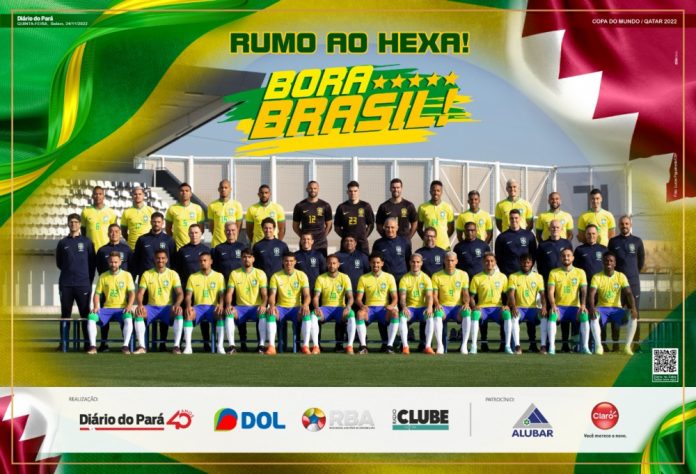 RUMO AO HEXA! Torcedor do DIÁRIO vai ganhar pôster da seleção