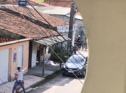Bandido fez uma mulher refém. Foto: Reprodução