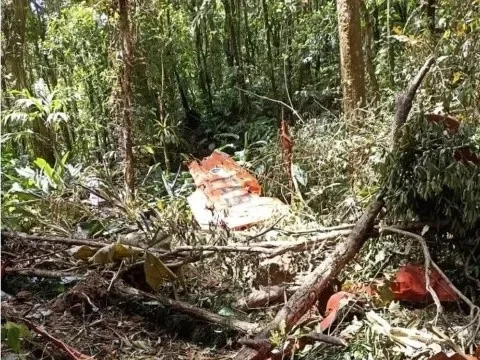 A identidade dos tripulantes ainda não havia sido divulgada até a tarde deste sábado. Foto: Prefeitura Canelinha/ Divulgação