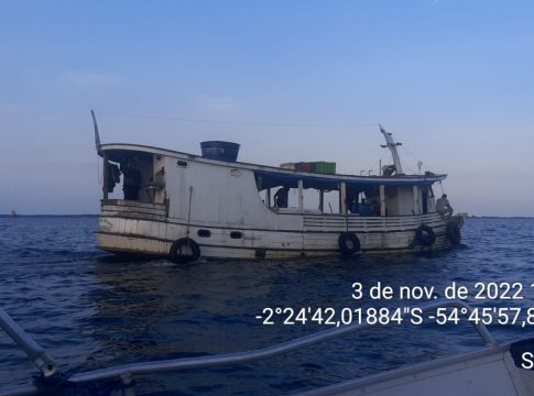 O pescador abordado pelos órgãos não tinha a autorização de pesca no município. Divulgação: 1ª Cipamb