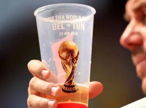 A cerveja se tornou o centro da polêmica do maior evento esportivo do planeta. Foto: Divulgação