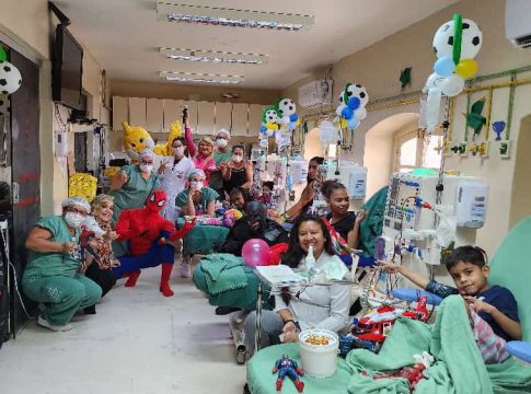 As crianças tiveram festas temáticas na Santa Casa. Foto: Divulgação