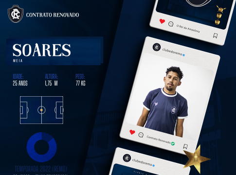 Soares tem 25 anos e jogou a reta final da Série C pelo Leão. Foto: Divulgação