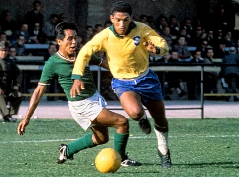 Craque do Botafogo, Garrincha foi decisivo em duas copas ao Brasil, em 58 e 62. Foto: Divulgação