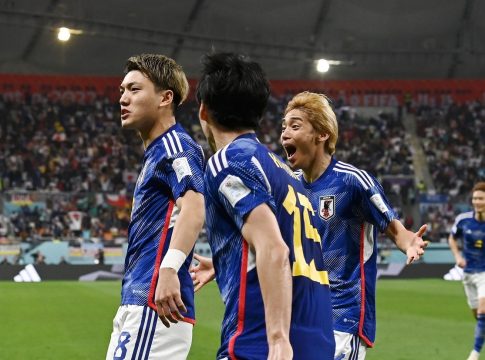 O Japão surpreendeu a Alemanha e venceu por 2 a 1. Foto: Fifa/divulgação