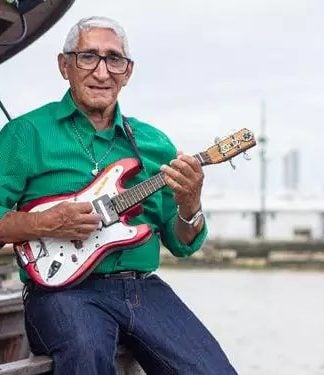 O percussionista paraense Mestre Curica já está na Ilha de São Vicente, em Cabo Verde