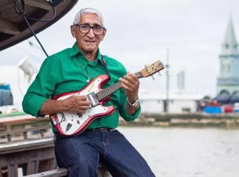O percussionista paraense Mestre Curica já está na Ilha de São Vicente, em Cabo Verde