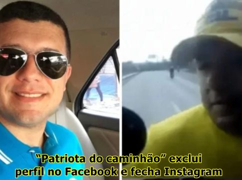 Morador de Caruaru, localizada no agreste pernambucano, Peixoto afirma que se pendurou no caminhão como uma forma de defesa, e não para tentar impedir a passagem do veículo em um bloqueio na BR-232. Foto: Reprodução