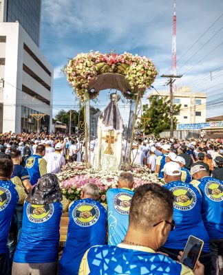 Após dois anos, católicos voltam às ruas para celebrar o Círio de Nossa Senhora da Conceição. Foto: Agência Santarém