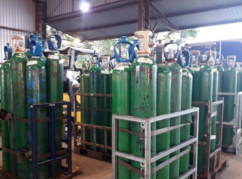 Bloqueios nas estradas ameaçam transporte de oxigênio para hospitais. Foto: Divulgação