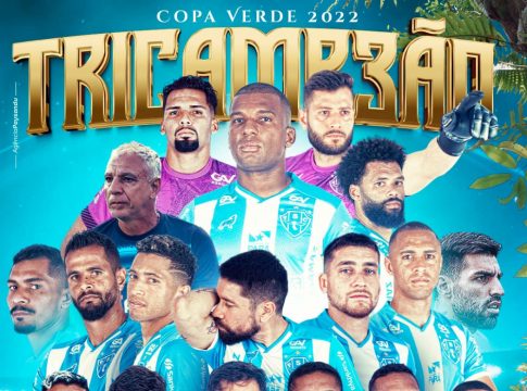 PAPÃO É TRICAMPEÃO DA COPA VERDE!