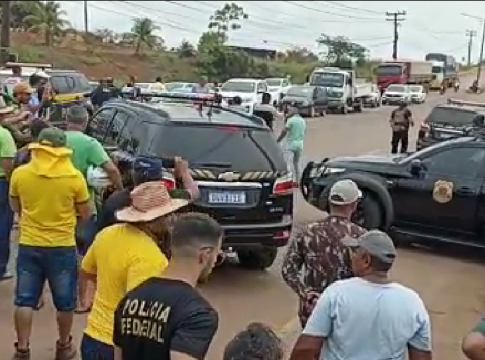 A PRF agiu prendendo manifestantes após denúncias de omissão do MPF do Pará. Foto: reprodução