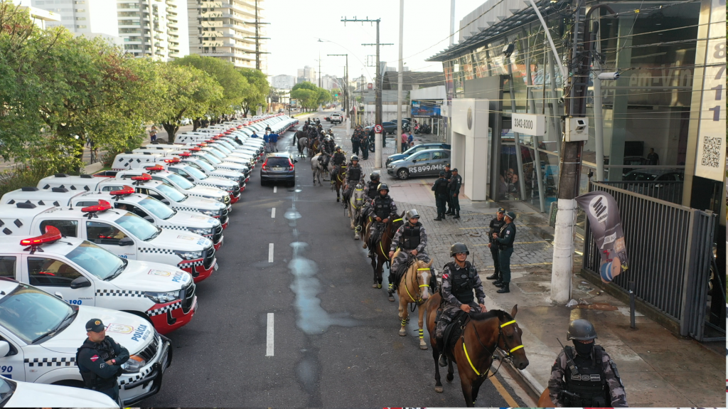 A operação busca intensificar as ações de policiamento ostensivo, com base no atendimento de denúncias e no levantamento dos índices criminais. Foto: Divulgação/PM
