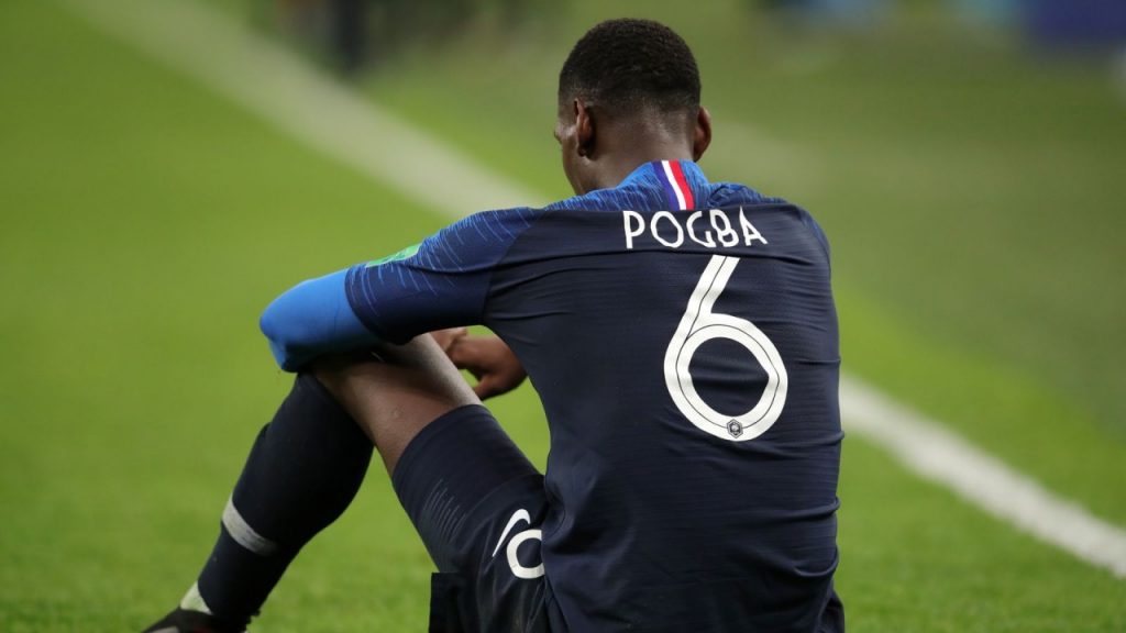 Paul Pogba lidera a lista de baixas da França. Foto: Divulgação