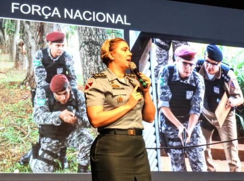 A tenente-coronel Simone Franceska é finalista da uma premiação que contempla mulheres que tenham contribuído para o pleno exercício da cidadania. Foto: Agência Pará
