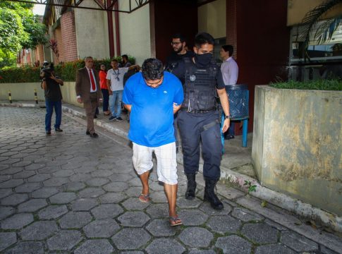PC prende motorista envolvido em acidente que vitimou dois policiais civis, em Belém. Foto: Alex Ribeiro/Ag. Pará