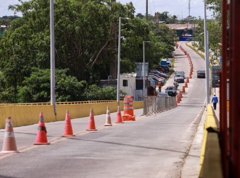 Tráfego na ponte de Outeiro está liberado 100%. Foto: Pedro Guerreiro/Agência Pará