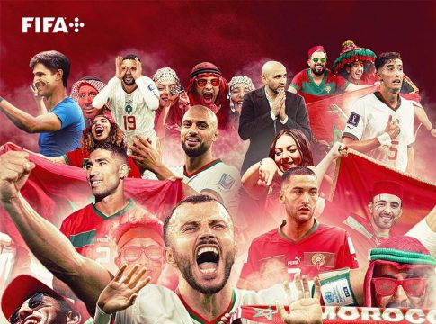 Marrocos vai fazendo história na Copa. Foto: Divulgação
