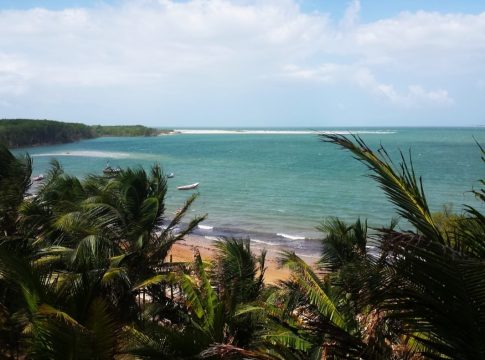 Fortalezinha fica do lado mais calmo da Ilha de Maiandeua. Foto: Facebook/Reprodução