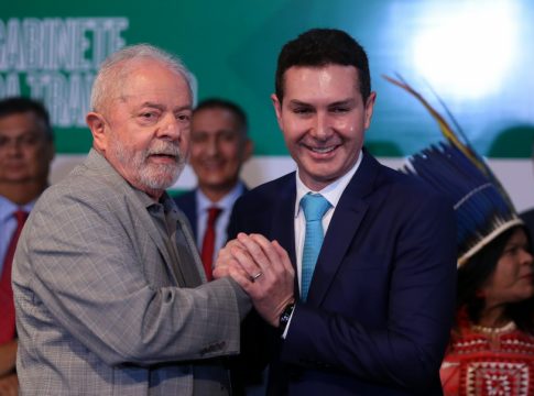 Ministro Jader Filho e o presidente Lula: Minha Casa Minha Vida vai entregar novas unidades em breve. FOTO: Pedro Ladeira / Folhapress