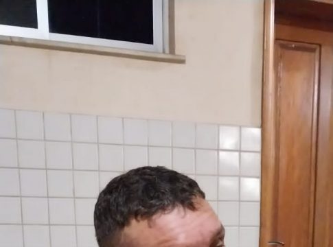 Um dos acusados preso. Motorista dirigia alcoolizado. Foto: Divulgação