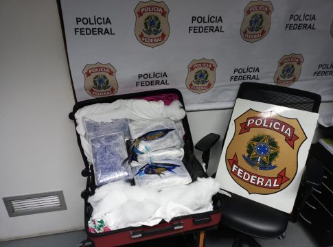 Flagrante foi em voo vindo de Manaus. Foto: PF/Divulgação