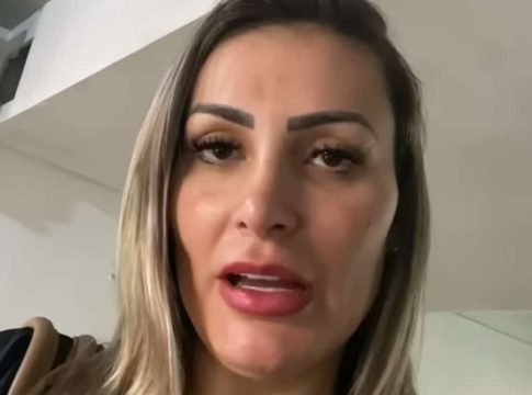 Andressa Urach gravou vídeo no Instagram falando da tristeza com fim do casamento FOTO: REPRODUÇÃO INSTAGRAM