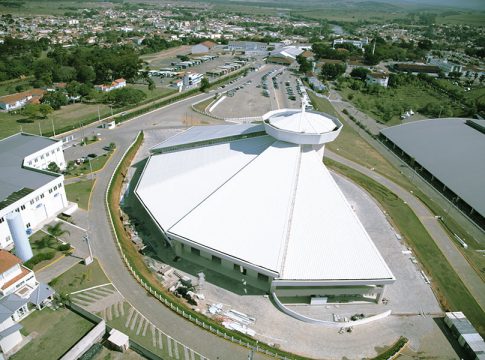 Vista aérea da Canção Nova. Foto: Divulgação