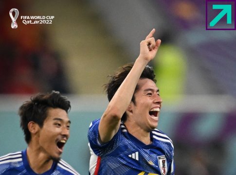 Os samurais do Japão atropelaram a Espanha. Foto: Divulgação