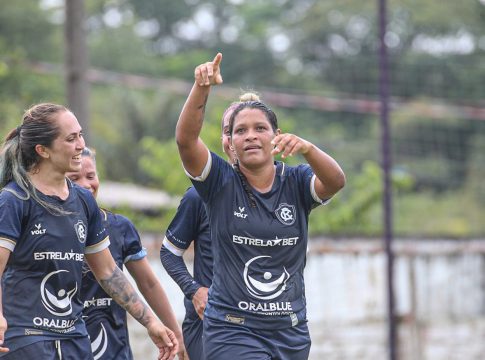 Azulinas estão na final do Estadual feminino contra as rivais bicolores. Foto: Samara Miranda/Remo