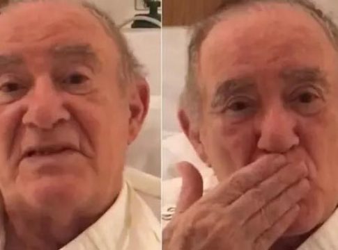 O ator Renato Aragão recebeu alta do Hospital Samaritano Barra, onde estava internado desde quarta, com o diagnóstico de AIT (Acidente Isquêmico Transitório). A notícia foi divulgada nas redes sociais do humorista, nesta sexta (9). Foto: Divulgação