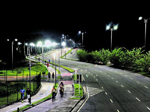 Quem deseja sair da capital, pode seguir pela João Paulo II e já pegar a rodovia na altura do km 4, evitando o trecho em obras. Foto: Ricardo Amanajás / Agência Pará.
