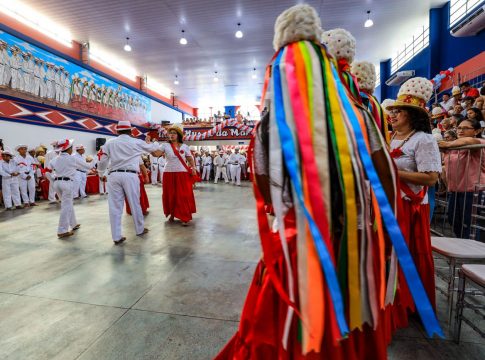 Teatro Museu da Marujada é entregue reconstruído e ganha as bençãos de São Benedito. Foto: Agência Pará
