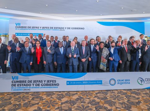 Foto oficial da cúpula que reuniu presidentes dos países da América Latina, onde ocorreu o apoio à candidatura de Belém à COP 30

foto: ricardo stuckert / pr