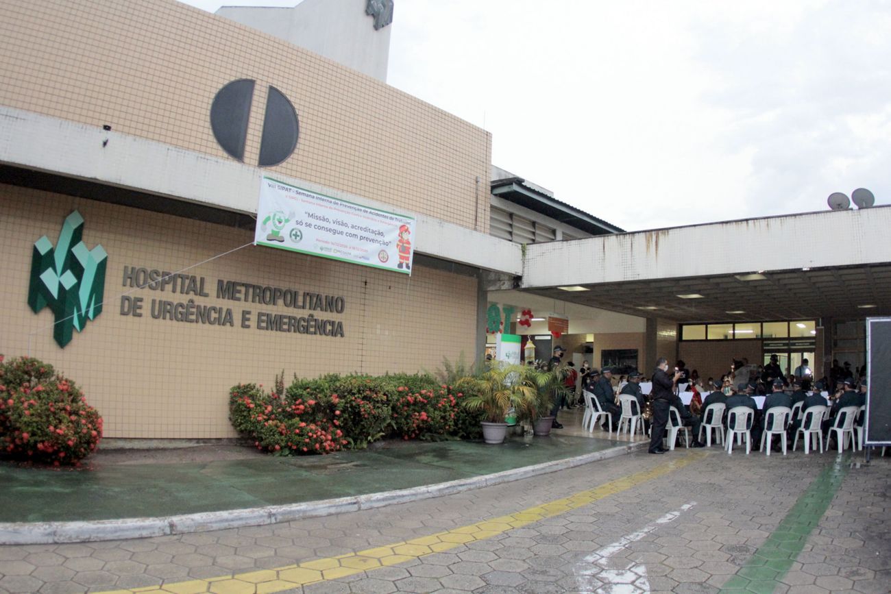 O Hospital Metropolitano de Urgência e Emergência (HMUE), localizado em Ananindeua, Região Metropolitana de Belém, está com vaga aberta para o cargo de técnico de laboratório. Foto: Divulgação