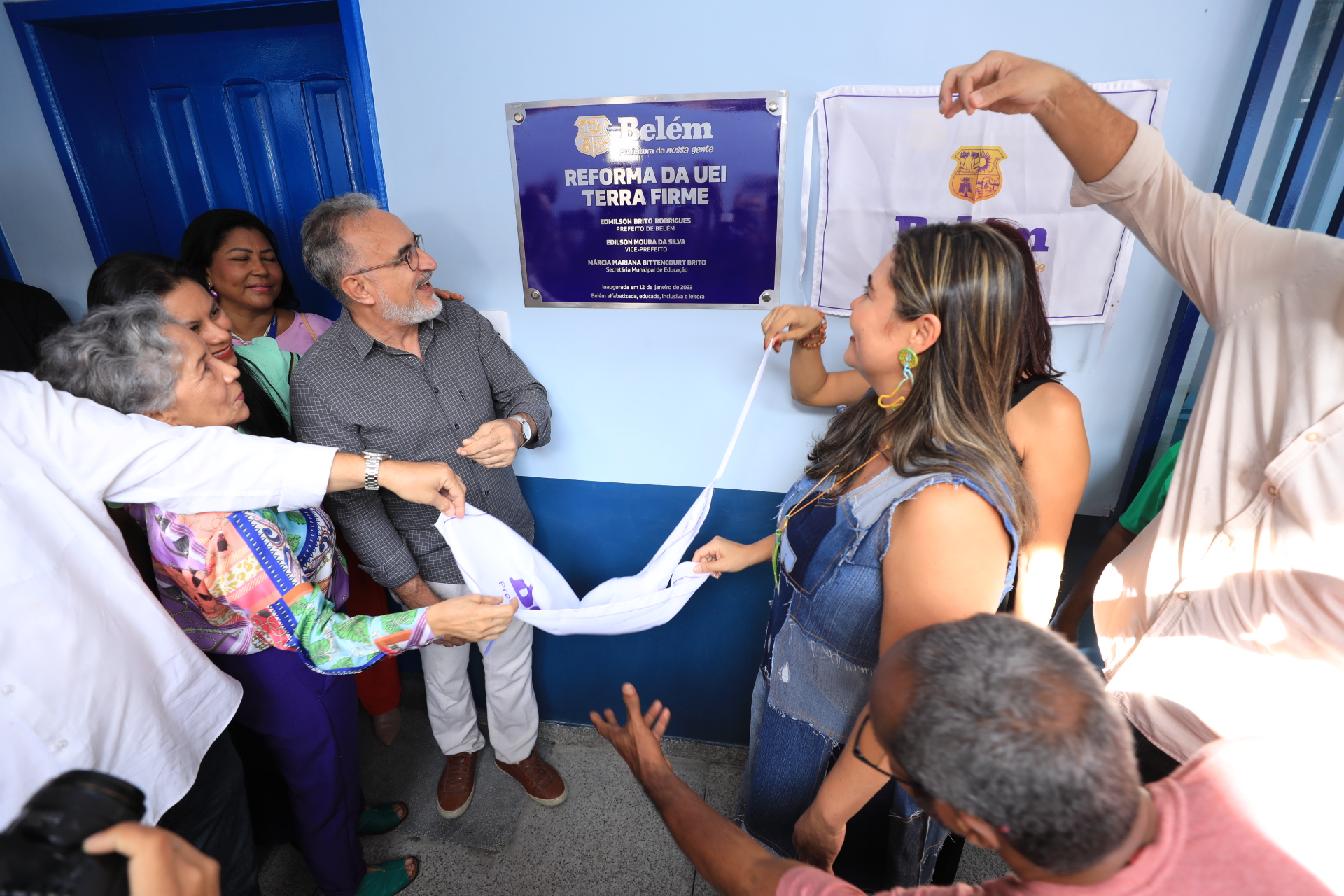 o prefeito Edmilson Rodrigues (Psol) anunciou nesta quinta-feira, 19, um reajuste de 18% no vencimento-base dos professores da rede municipal de ensino de Belém. Foto: Agência Belém