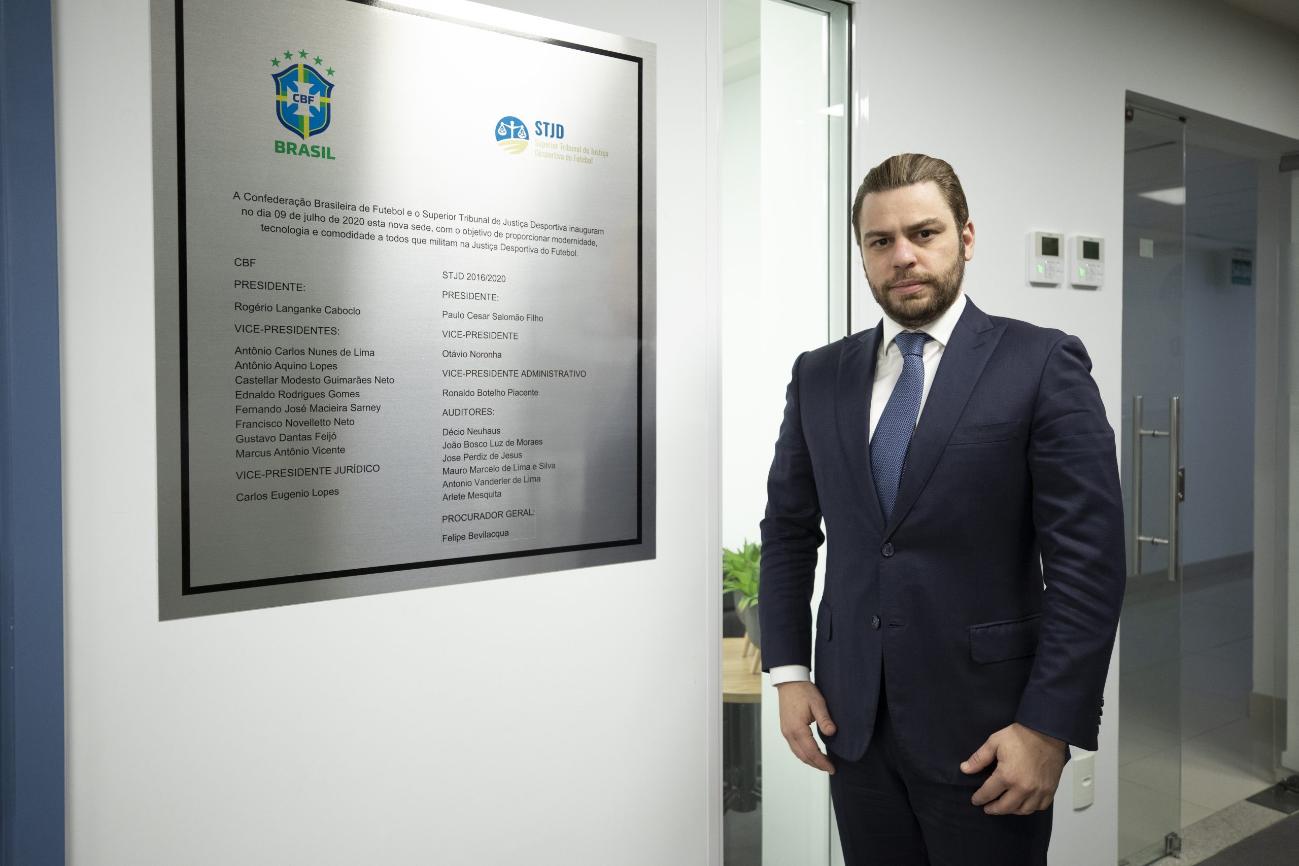 Presidente do STJD, Otávio Noronha determinou a suspensão do Campeonato Paraense FotO: Lucas Figueiredo-CBF