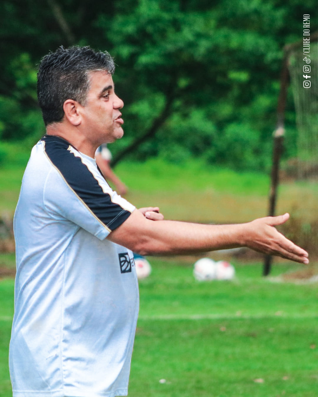 Marcelo Cabo gostou do que viu no jogo de ontem. Foto: Samara Miranda/Remo